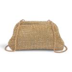 Goldair Gold Vintage Look Clutch Bag