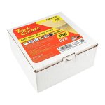 Tork Craft 50PC Gold Discs 125MM 180 Grit Without Holes Hook & Loop ABR98180