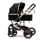 Belecoo Stroller 2 In 1 Foldable Baby Pram - Khaki