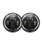 2 Pcs 7 40W LED Headlights H4 H13 Hi-lo Beam For Jeep
