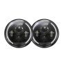 2 Pcs 7 40W LED Headlights H4 H13 Hi-lo Beam For Jeep