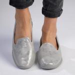 Nan Slip-on Shimmer Loafer - Silver - 9