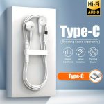 UGreen Type-c Earbud Headphones With Condenser Microphone - Semi-open-back Design Volume Control - Wired Hi-fi Stereo In-ear Hea