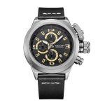 Megir 2029 "u-boat" Chronograph Watch - Black Dial