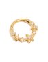 Goldair Gold Plated Surgical Steel Cubic Zirconia Multi Starfish Clicker Ring