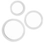 Home Quip White Bubble Mirror Set 20X20/25X25/30X30CM