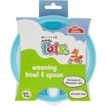 Made 4 Tots Bowl With Lid & Spoon Blue