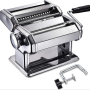 Manual Stainless Steel Pasta Maker Machine With Adjustable Settings