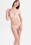 Barely Decent Triangle Bralette - Rose Quartz