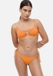 Tie Tanga Bikini Bottoms - Orange