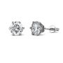 Cel Sta 925 Sterling Silver 0.5CT Moissanite Leah Earrings