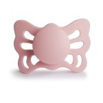 Butterfly Silicone Pacifier - Baby Pink Size 1