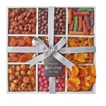 Happy Birthday Dried Fruit And Nuts Gift Platter