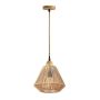 Decor Braided Natural Rattan Hanging Woven Chandelier -116CM