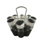 8 Piece Glass Spice Set With Revolving Stand - TE77A