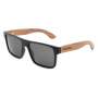 Gray Lens Polarized Walnut Wooden Sunglasses S903