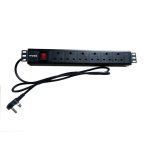 Acconet. Acconet 6-WAY 1U Rackmount Pdu With Sa Plugs & Switch