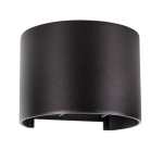 Up And Down LED Aluminium Outdoor Wall Light Black White Grey - Dark Grey