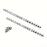 2PCS 15-INCH Piano Hinges Stainless Steel Marine Deck And Cabin Hardware 40 Cm Continuous & Piano Hinges 304 Stainless Steel Hin