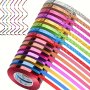 Mixed Color Balloon Ribbon Set For Parties And Weddings - 5 Pack 10M Each Metallic Finish Multicolored Decorative Ribbons