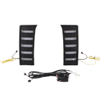 1PAIR Front Bumper LED Fog Lights White Daytime Running Lamp
