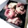 Pink Peonies Light Weight Fleece Blanket By Lanies Art