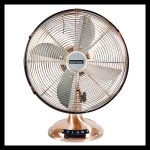 Eurolux 12" Desk Fan Antique Copper F24C