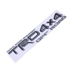 Trd Black 4X4 Offroad Vinyl Sticker 25X6CM - Autostyle Motorsport South Africa