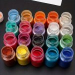 20 Colors set Epoxy Resin Dye Pigment Powder Mica Mineral Powder Diy Handmade Tool Set For Silicone Mold Filling Jewelry Decorat