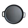 Lifespace Round Flat Cast Iron Grill Pan - 35CM