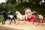 Untamed Herd Horse 20CM With Moving Head And Long Mane Assortment