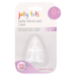 Regular Silicone Teats 0 Months+ 2-PACK