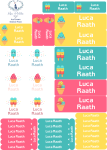 School Labels : Ice Cream Theme