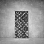 Laser Cut Screen - Design 108 - 2900 X 1400 X 20 Matt Black Indoor