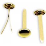 Nexx Brass Paper Fasteners - No. 4 24MM 100 Pack - Round Head