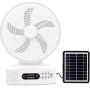 Solar Rechargeable Fan With Build -in Speaker