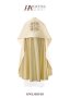 Humeral Veil - Ave Maria In Ornate Scroll On Cream