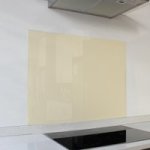 Ivory Satin Hob Splashback 898 X 700 X 6MM