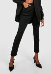 Basics High Waisted Ripped Skinny Jeans - Black
