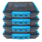 Reaction Tackle Ultimate Water-resistant Tackle Box Trays With Removable Dividers - Organization And Storage Solution- 4-PACK Ki