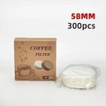 Coffee Accessories Filter Paper Disposable Secondary Water 58MM 300PCS