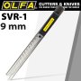 Model SVR-1 Stainless Steel Cutter Snap Off Knife 9MM