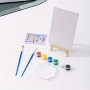 1PC Painting Set MINI Diy Hand-painted Painting Frame Paint Brush Set 10 15CM/3.93 5.9INCH