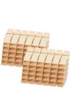 20PCS Heavy Duty Wide Wooden Bamboo Pegs 70MM X 12MM