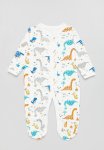 PoP Candy Dino Print Babygrow- White