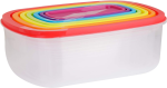 Food Storage Container With Lid Round Set Of 3