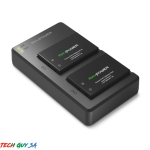 Canon Ravpower 2X 1000MAH Replacement Batteries For LP-E17 With Charger Set Black End Of Life