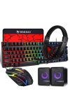 Hoco T-wolf 5 In 1 Gaming Keyboard Combo TF850