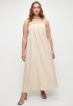 Superbalist Bandeau Pleated Trapeze Midi Dress - Neutral