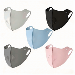 UPF50+ICE Breathable Microfiber Washable Face Mask 5-PACK
